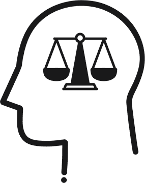 The Inner Referee icon, a head carrying the Ethics symbol