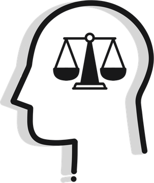 The Mentor icon, a head carrying the Ethics symbol