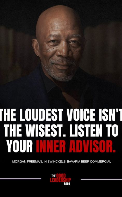 Instagram post about the Inner Advisor as a leader's internal sounding board